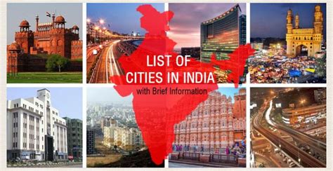 List of Major Cities in India - Know Your City | India City Information