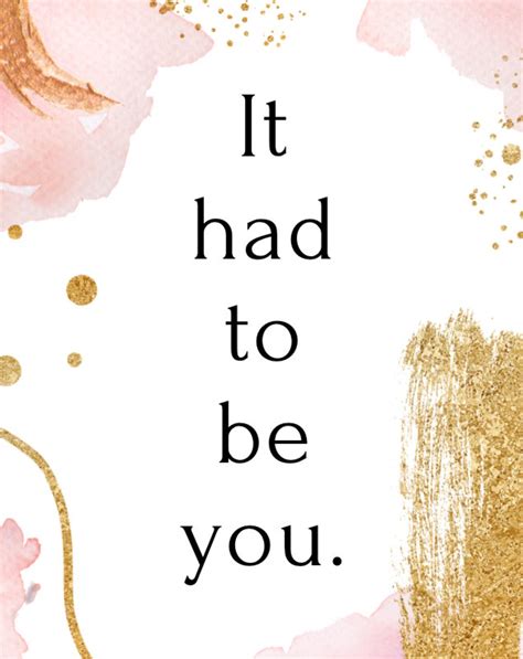 It Had to Be You / Printable Artwork / Digital Download / When Harry ...