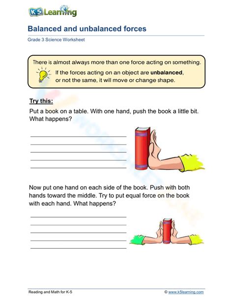 Balanced And Unbalanced Forces Worksheet.pdf