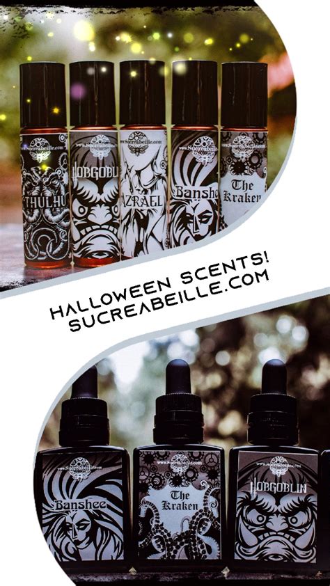 Check out these gorgeous Halloween perfumes, available as EDP or Perfume Oil on Sucreabeille.com ...