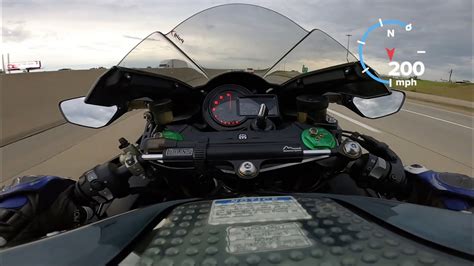 Kawasaki Ninja H2 200 MPH / 322 KMH Top Speed (GPS Verified) - YouTube