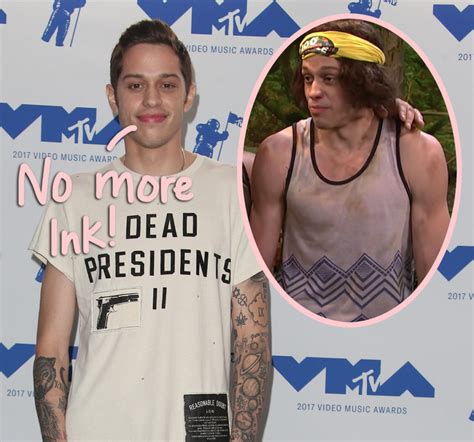 Pete Davidson Reveals The REAL Reason For His Various Tattoo Removals! - Perez Hilton