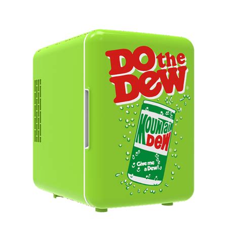 Mountain Dew Mini Retro 6 Can Beverage Fridge - Walmart.com