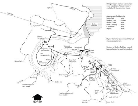 bbsp trail guide map | Beaver bend, Beavers bend state park, State parks