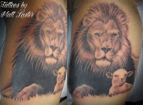 lion of judah lamb of god tattoo - graphicfashiondesignmoodboards