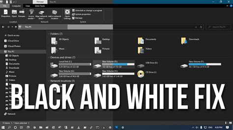 How To Fix Windows 10 Screen Black and White Problem - YouTube