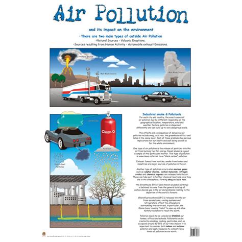 Air Pollution Wall Chart | Rapid Online