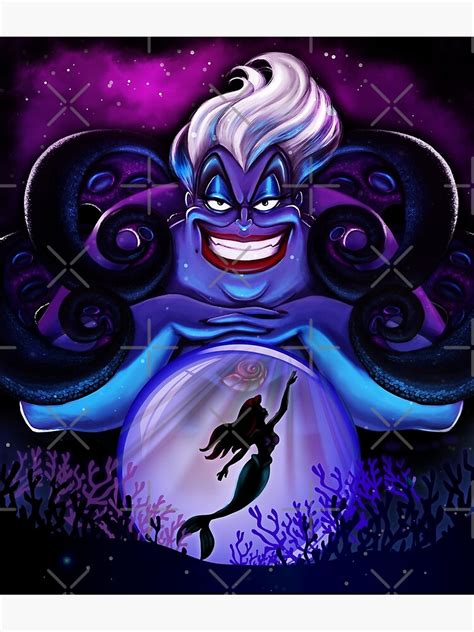 Ursula The Witch Of The Seas Premium Matte Vertical Poster