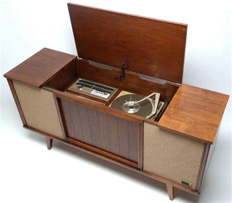 Mid Century Zenith Stereo Console Record Changer- AM/FM - Bluetooth - Restored | Stereo console ...