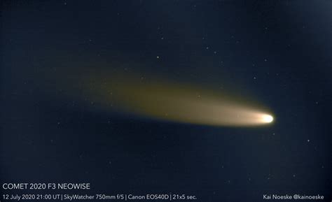 ESA - Comet NEOWISE on 12 July 2020