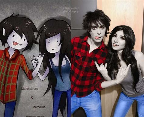 Marshall Lee Marceline Cosplay A little marceline and marshall lee monday from aston and victor