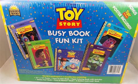 Walt Disney's Toy Story Busy Book Fun Kit ; Poster, Trace & Color Book, Super Coloring Book With ...