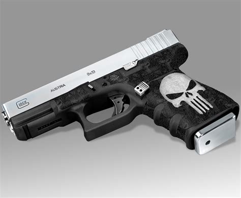 Punisher Decal Grip for Glock 19 – Showgun Decal Grips