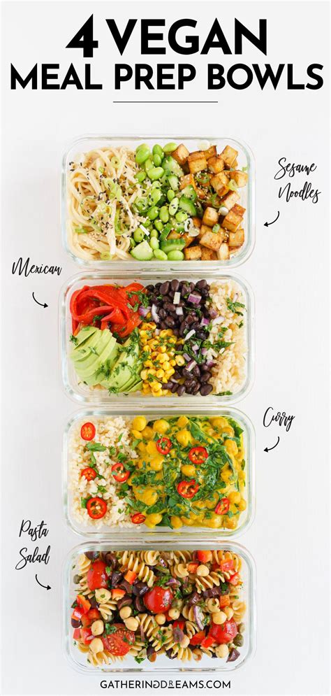 These vegan meal prep bowls are perfect if you’re looking for easy ...