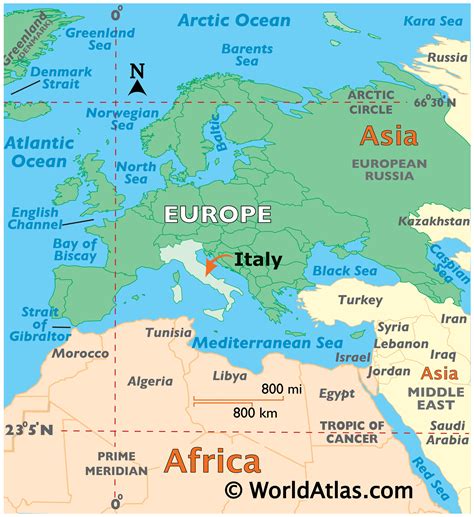 Italy Map / Geography of Italy / Map of Italy - Worldatlas.com