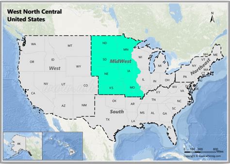 Us Western Region States And Capitals