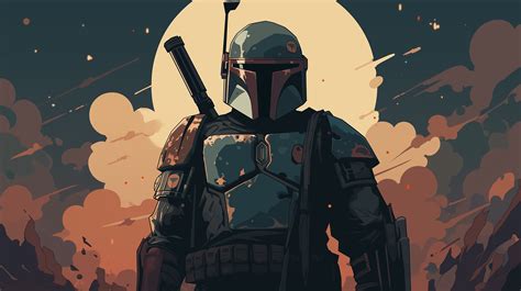 The Mandalorian Boba Fett HD Wallpaper by Laxmonaut