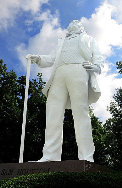 Image: Statue of Sam Houston -- Huntsville, Texas