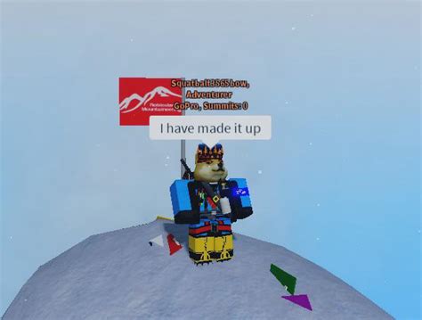 I spent too much time trying to make it up Mt Everest : r/roblox