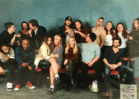 The 100 Cast Posing for a Photo