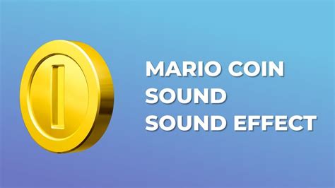 Mario Coin Sound - Sound Effect in 2021 | Sound effects, Free sound effects, Mario