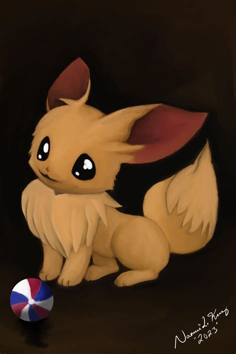 Eevee (fanart) by PrincessFairy1983 on DeviantArt