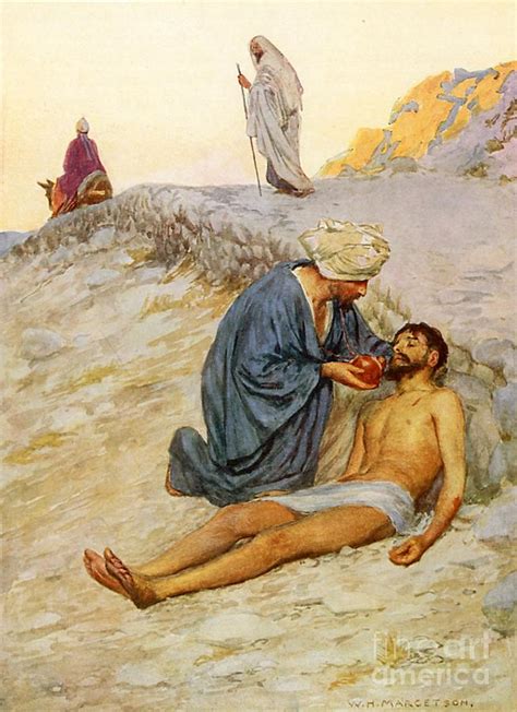 The Good Samaritan Painting by William Henry Margetson