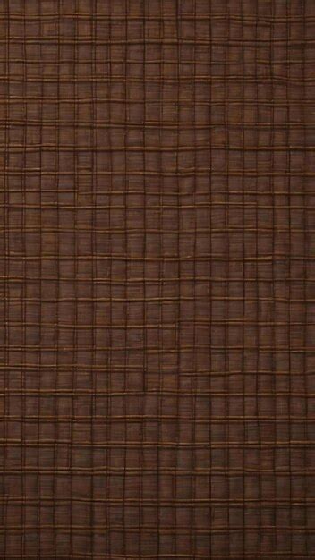 Premium Photo | A dark brown fabric with a pattern of squares