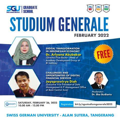 Studium Generale – Swiss German University