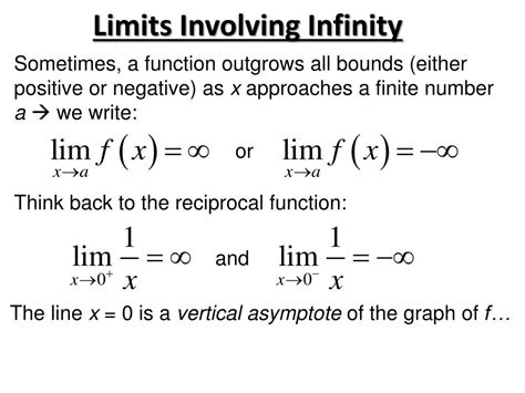 PPT - Limits Involving Infinity PowerPoint Presentation, free download ...