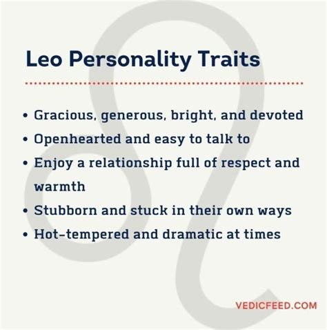 Leo personality traits – Artofit