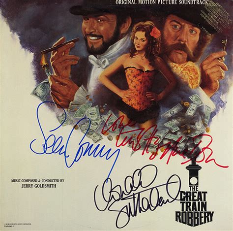 The Great Train Robbery Cast Signed Movie Soundtrack Album - Crossroad Collectibles