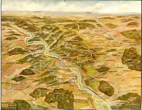 Battle Of Verdun Map