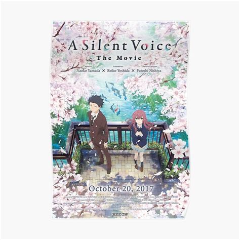 A Silent Voice Movie Poster Hd - art-floppy