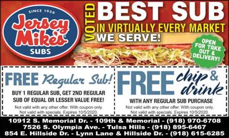 Jersey Mike's Subs Coupons & Deals | Save at ValueNews.com