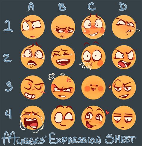 Drawing Expression Challenge (My style deal) by Hrystina on DeviantArt