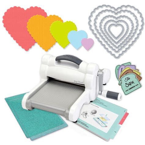 Exclusive Sizzix Big Shot Machine Die Cutting Bundle - Nested