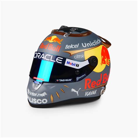 Oracle Red Bull Racing Shop: 1:2 Checo Perez Brazil GP 2022 Mini Helmet ...