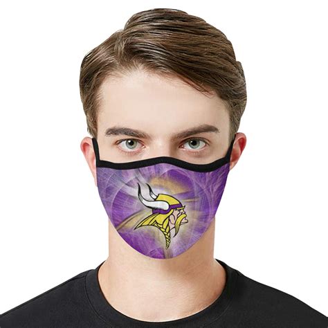 Minnesota Vikings Face Mask Atibacterial Fabric