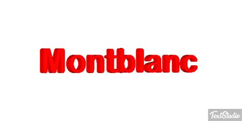 Montblanc Brand Animated GIF Logo Designs