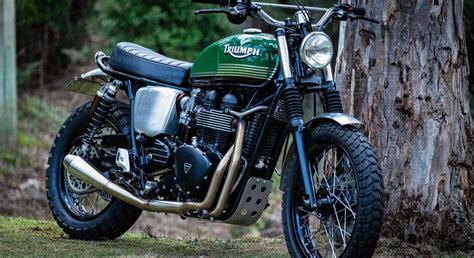 This Custom Triumph Scrambler Is A Tasmanian Beauty