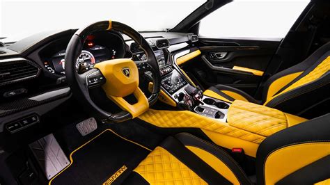 Lamborghini Urus Yellow Interior