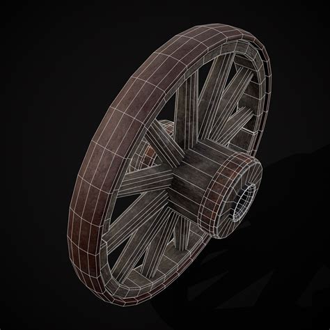 Medieval Cart Wheel 3D model - TurboSquid 2118159
