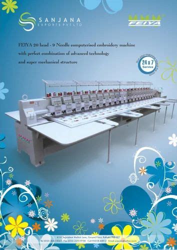 Computerised Embroidery Machines at Rs 2100000 | Automatic Embroidery Machines in Kolkata | ID ...