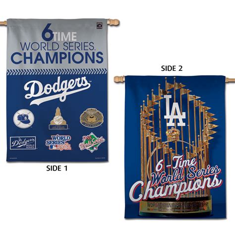 MLB World Champions LA Dodgers - National Capital Flag