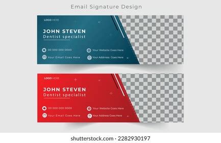 Professional Email Signature All Business White Stock Vector (Royalty Free) 2282930197 ...