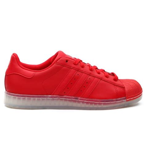 adidas Originals Superstar Clear "Vivid Red" - SneakerNews.com | Adidas originals superstar ...