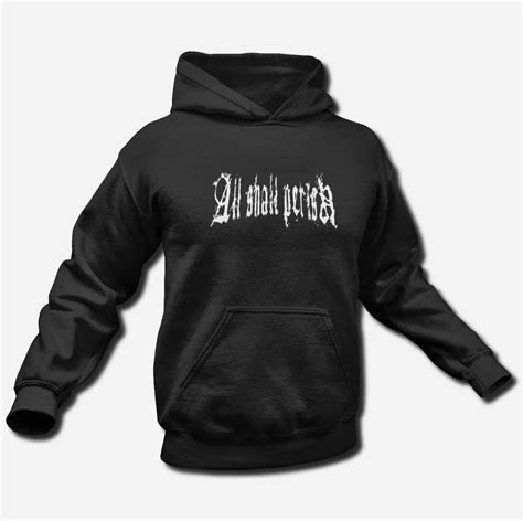 All Shall Perish Band Hoodie, All Shall Perish Logo Hooded Sweatshirt, Deathcore Metal Merch ...