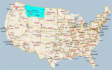 MAP OF BUTTE MONTANA USA - TravelsFinders.Com