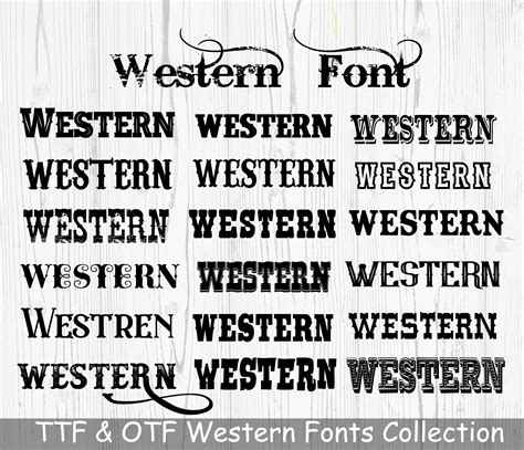 Western Font Western Fonts Collection Cowboy Font Cowboy | Etsy Australia